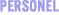 PERSONEL
