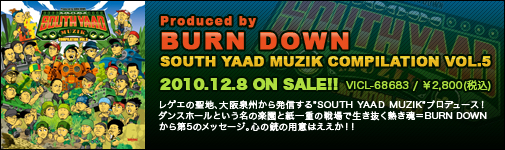 BURN DOWN / SOUTH YAAD MUZIK COMPILATION VOL.5
