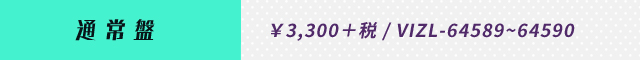 通 常 盤  ￥3,300＋税 / VIZL-64589~64590
