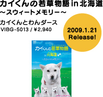 カイくんの若草物語in北海道 スウィートメモリー カイくんとわんダース VIBG-5013 / \2,940 / 2009.1.21 Release!