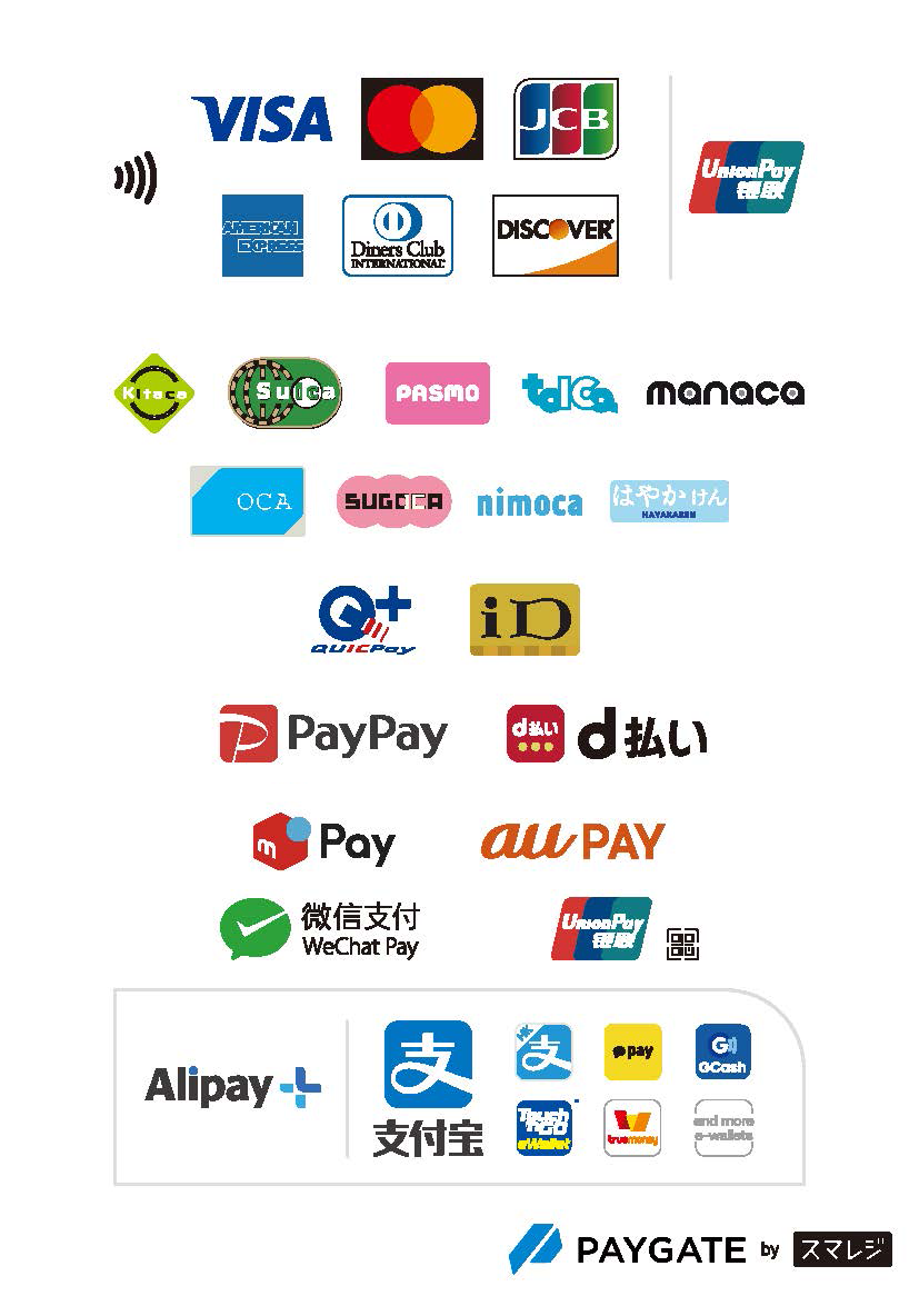 決済方法一覧