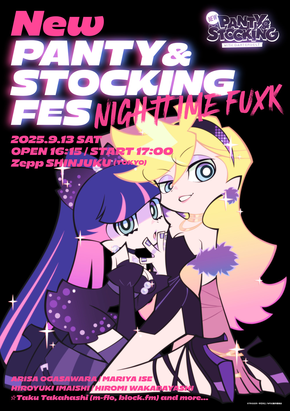 NEW PANTY & STOCKING WITH GARTERBELT FES NIGHTTIME FUXK