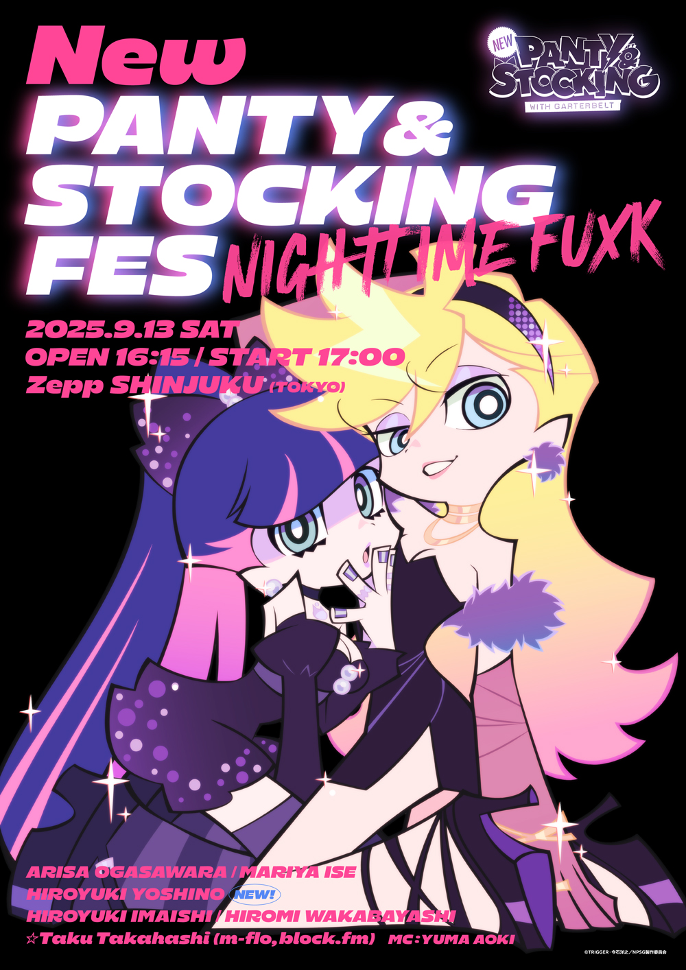 NEW PANTY & STOCKING WITH GARTERBELT FES NIGHTTIME FUXK