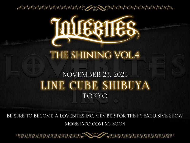 LOVEBITES 2025LIVE TOUR プレミアムグッズ 金テープ LOVEBITES 2025LIVE TOUR プレミアムグッズ 金テープ LOVEBITES
