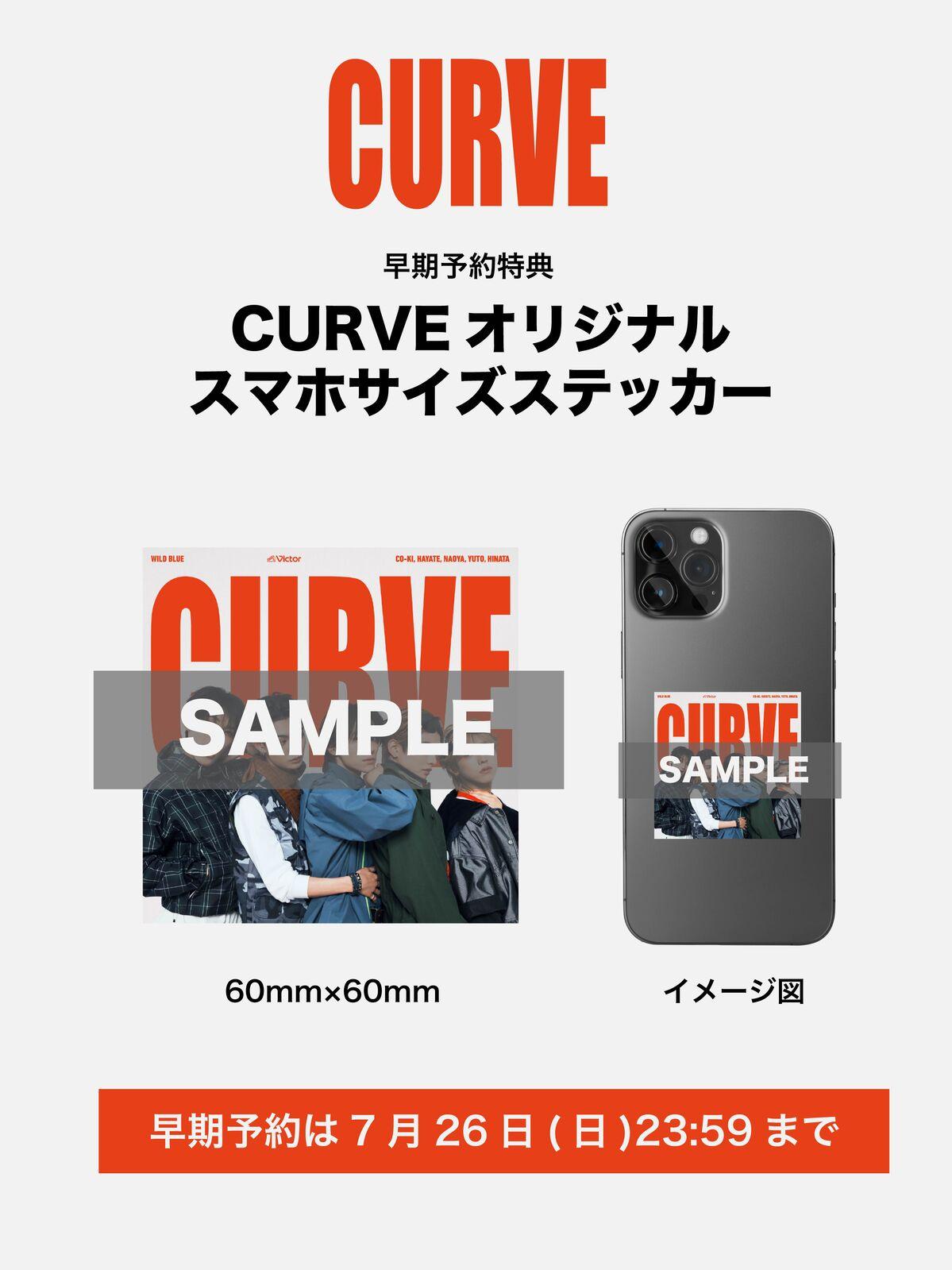 WILD BLUE | WILD BLUE 1ST ALBUM「CURVE」早期予約特典＆FC特典絵柄