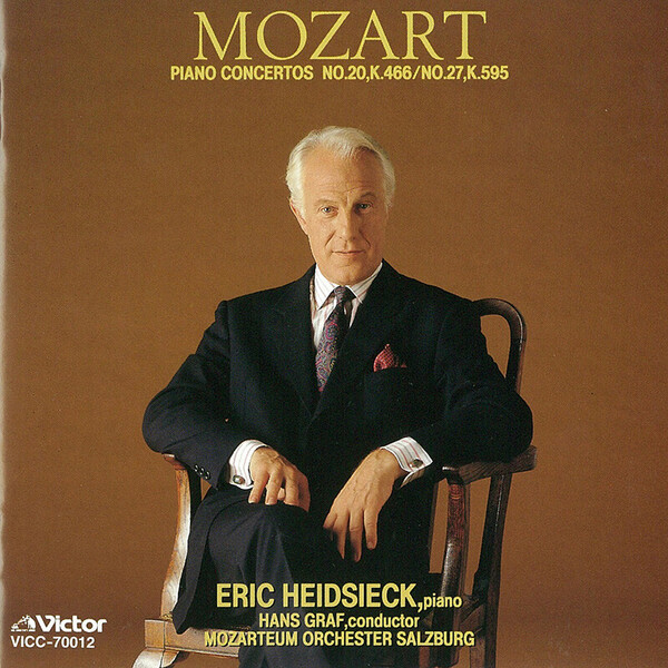 エリック・ハイドシェック(ピアノ)他ERIC HEIDSIECK        ハイドシェック◎モーツァルト:ピアノ協奏曲選集 II        MOZART:PIANO CONCERTO NO.20, K.466 & NO.27, K.595
