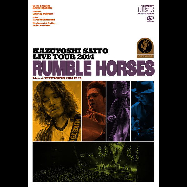 KAZUYOSHI SAITO LIVE TOUR 2014 “RUMBLE HORSES"Live at ZEPP TOKYO 2014.12.12 (Blu-ray初回盤) qqffhab