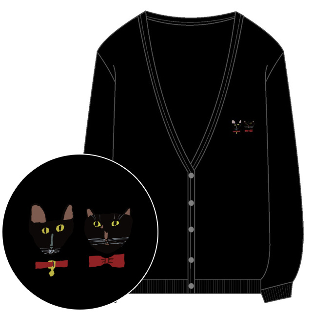 黒猫同盟オリジナルカーディガン