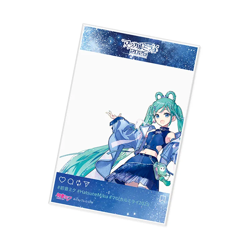 SNS風アクリルカード Art by Tiv